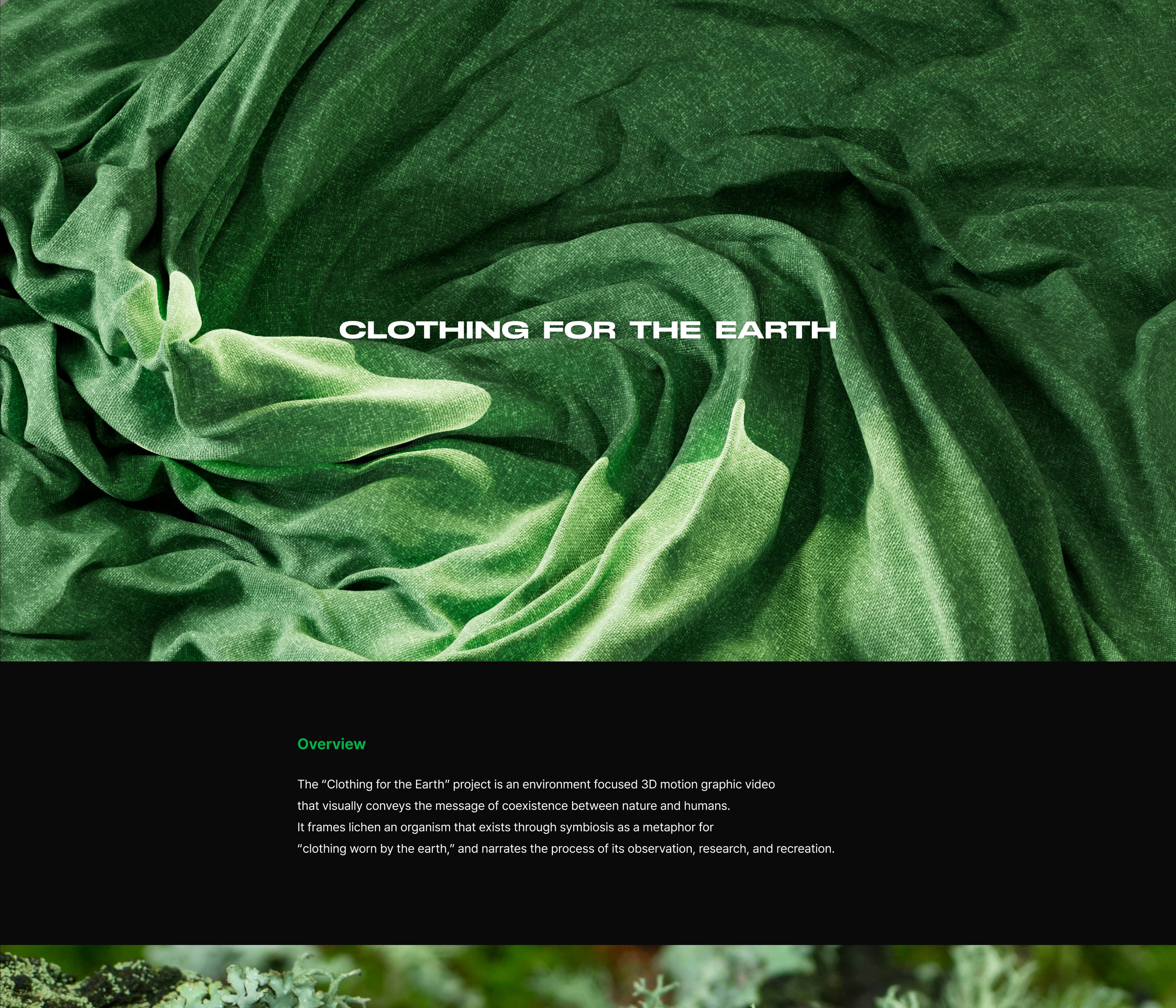 Clothing for the earth 1